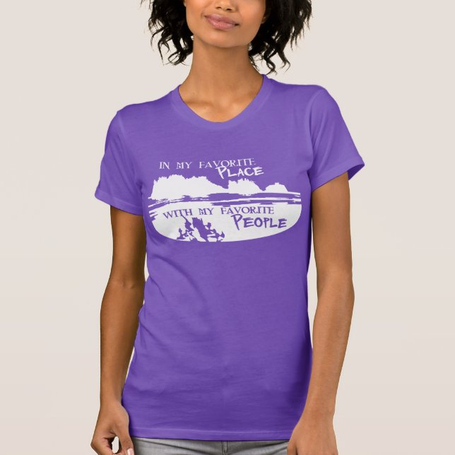 Camiseta En mi lugar preferido con mi blanco preferido de (Anverso)