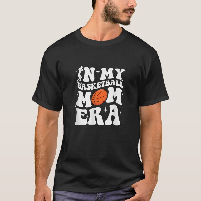 Camiseta En Mi Madre De Baloncesto Era Groovy Funny Basketb (Anverso)