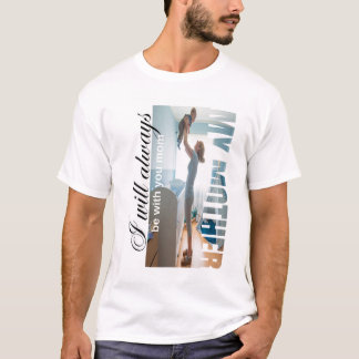 Camiseta EN: Mi madre - Madre querida y tipogr de fotos de 