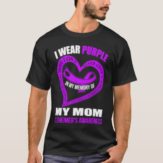 Camiseta En mi memoria de la SENSIBILIZACIÓN de mi madre AL