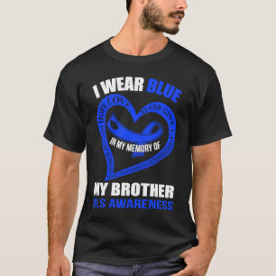 Camiseta En mi memoria de mi hermano ALS CONCIENCIA