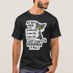 Camiseta En mi personaje de edad he visto oír y lo he hecho