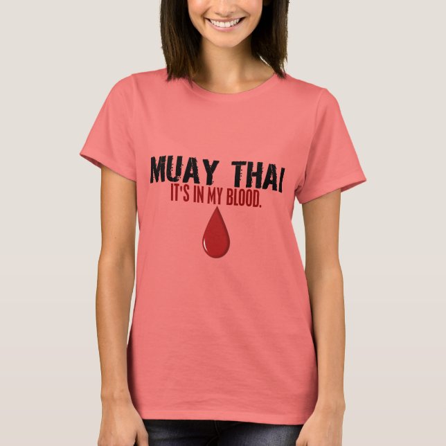 Camiseta En mi sangre MUAY THAI (Anverso)