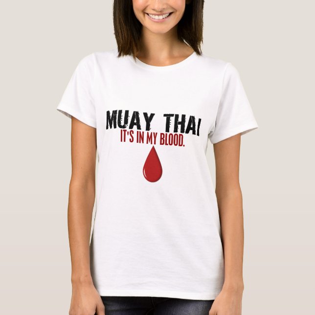 Camiseta En mi sangre MUAY THAI (Anverso)