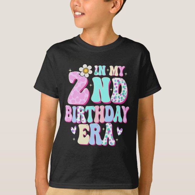 Camiseta En mi segunda era de cumpleaños Chica de segundo c (Anverso)