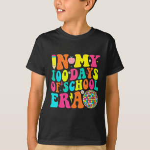 Camiseta En Mis 100 Días De Escuela Los Niños Maestros Retr