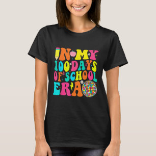 Camiseta En Mis 100 Días De Escuela Los Niños Maestros Retr