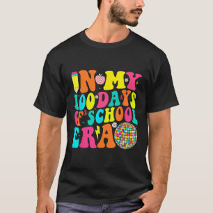 Camiseta En Mis 100 Días De Escuela Los Niños Maestros Retr