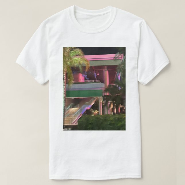 Camiseta En mis registros de la era de la vaporwave (Diseño del anverso)