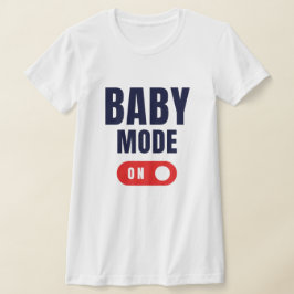 Camiseta en modo bebé