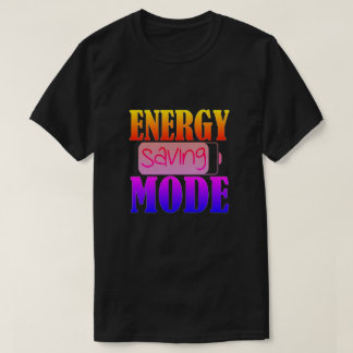 Camiseta en modo de ahorro de energía
