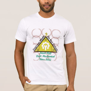 Camiseta en modo de ingeniero - No molestar Gracio