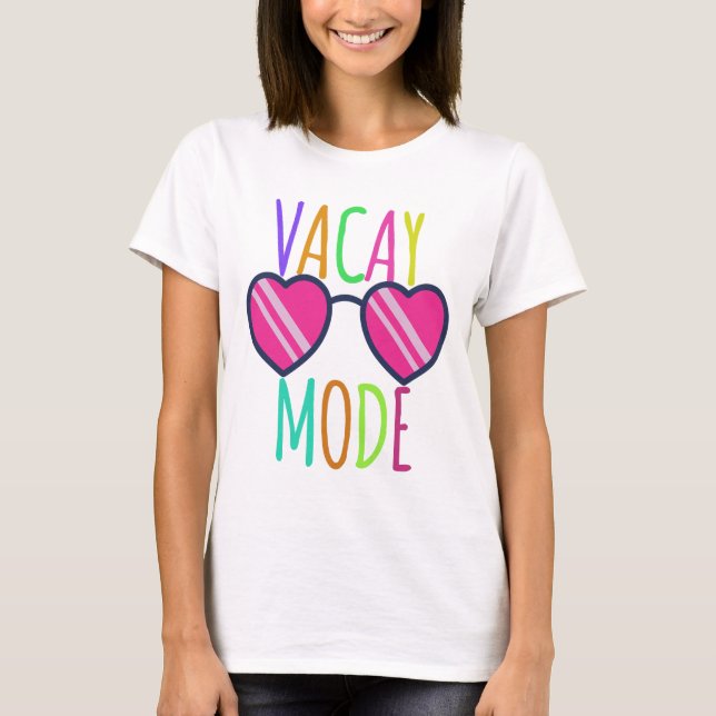 Camiseta en modo de vacaciones (Anverso)