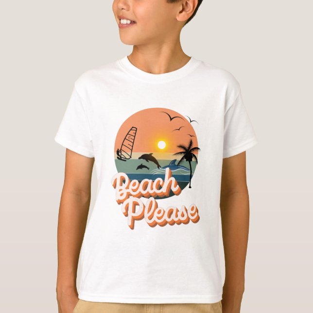 Camiseta en modo de vacaciones de verano (Anverso)