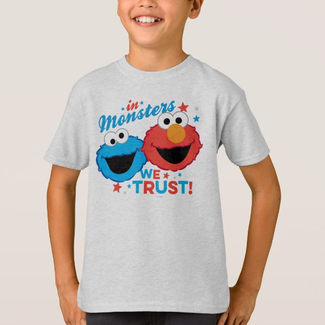 Camiseta ¡En Monstruos Confiamos! (Anverso)