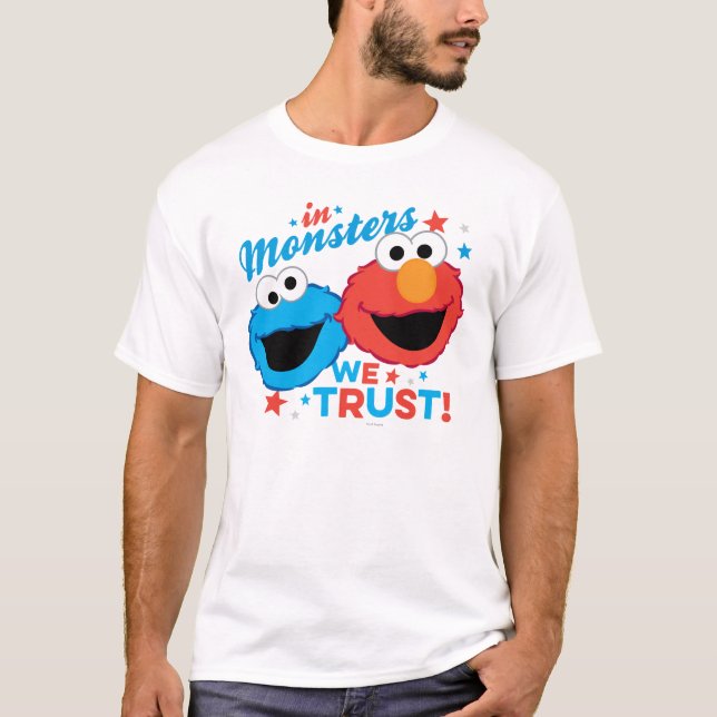 Camiseta ¡En Monstruos Confiamos! (Anverso)