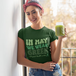 Camiseta En muchos casos usamos asuntos verdes de salud men