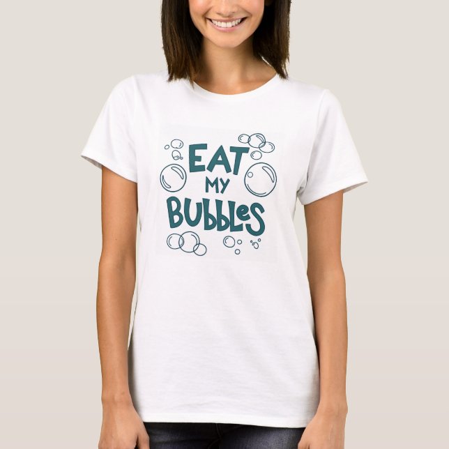 Camiseta en My Bubbles Funny Swimming T-Shirt (Anverso)