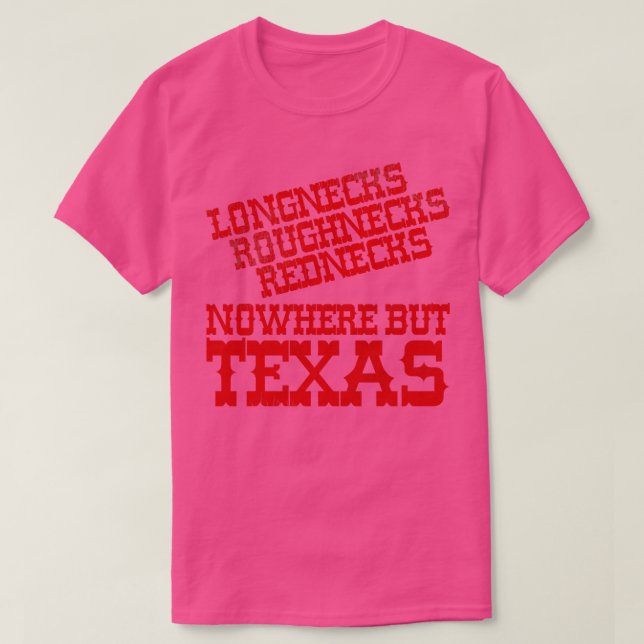 Camiseta En ningún lugar, Texas (Diseño del anverso)