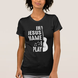 Camiseta En nombre de Jesús Guitarista Cristiano Guitarist
