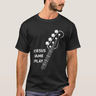 Camiseta En Nombre De Jesús Juego A La Banda Cristiana Bass