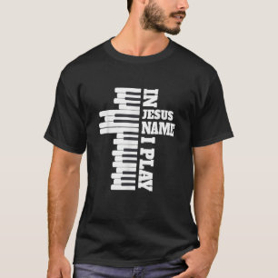 Camiseta En nombre de Jesús me encanta tocar música cristia