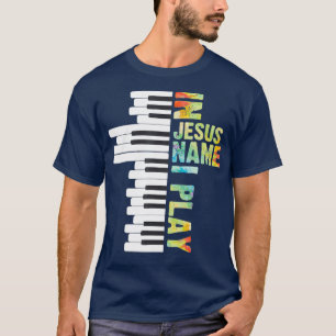 Camiseta En nombre de Jesús toco el regalo de la música c