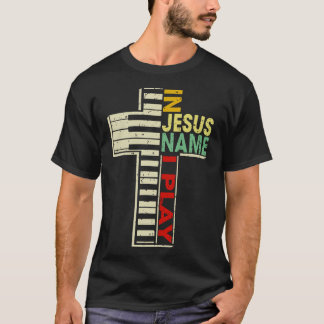 Camiseta En nombre de Jesús toco música de la cruz del juga