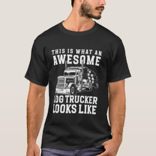 Camiseta En Nombre De Jesús Yo Conduzco Un Camión De Árbol 