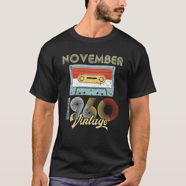 Camiseta En noviembre de 1960 cinta de casete del (Anverso)