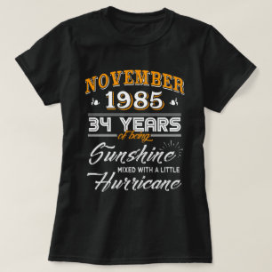 Camiseta En noviembre de 1985 34tos regalos del aniversario