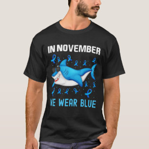 Camiseta En Noviembre, El Tiburón Se Concientiza Sobre La D
