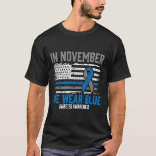 Camiseta En Noviembre llevamos Diabetes Diabéticos T1D T2D 