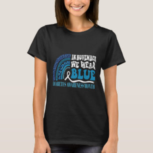 Camiseta En Noviembre Nosotros Llevamos Azul Arco Iris Diab