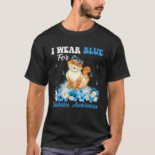 Camiseta En Noviembre Nosotros Llevamos Azul Gato Concienci