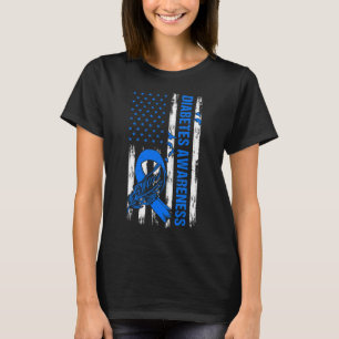 Camiseta En Noviembre Usamos Awarene Con Bandera Azul Estad