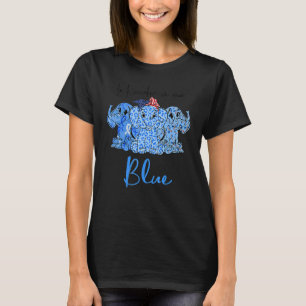 Camiseta En Noviembre Usamos Awarene De La Diabetes De Elef