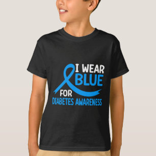 Camiseta en noviembre usamos azul de la conciencia de la di