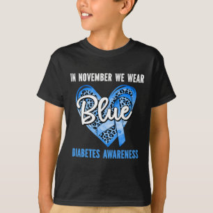 Camiseta En Noviembre Usamos Azul Para Concienciar Sobre La