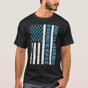 Camiseta En Noviembre Usamos Bandera De Sensibilización Sob