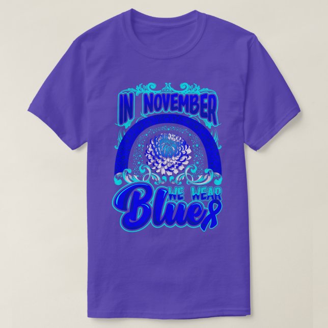 CAMISETA EN NOVIEMBRE USAMOS BLEU (Diseño del anverso)