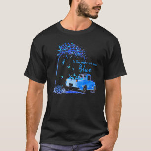 Camiseta En Noviembre Usamos Camión Azul Camión Diabetes Aw