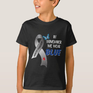 Camiseta En Noviembre Usamos Cinta De Concienciación Sobre 