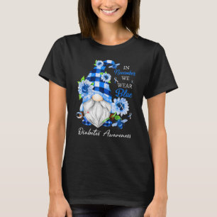 Camiseta En Noviembre-Usamos Conciencia Sobre El Gnome Azul