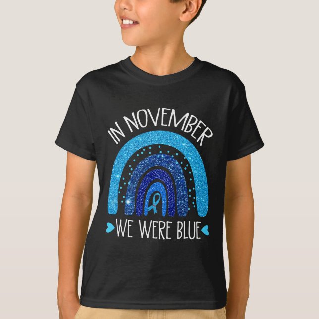 Camiseta En Noviembre, Usamos Conciencia Sobre La Diabetes  (Anverso)
