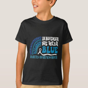 Camiseta En Noviembre, Usamos Conciencia Sobre La Diabetes 