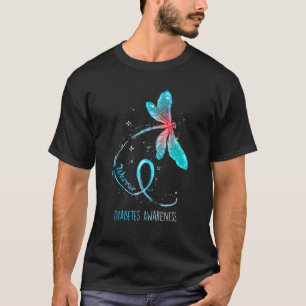 Camiseta En Noviembre Usamos Diabetes De Flora Azul Awaren