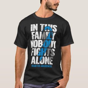 Camiseta En Noviembre Usamos Diabetes Diabéticos Azules T1d