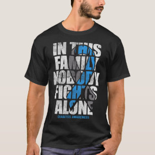 Camiseta En Noviembre Usamos Diabetes Diabéticos Azules T1d