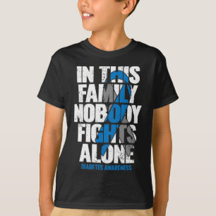 Camiseta En Noviembre Usamos Diabetes Diabéticos Azules T1d
